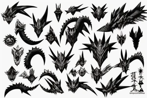 Monster hunter rise tattoo idea