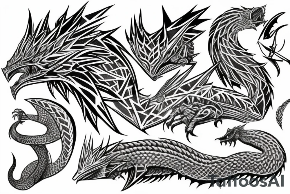 Rathalos tattoo idea