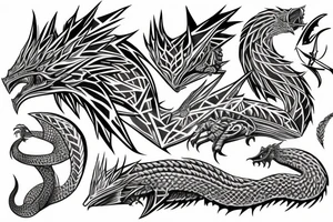 Rathalos tattoo idea