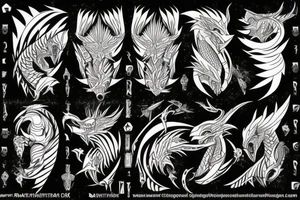 Rathalos tattoo idea