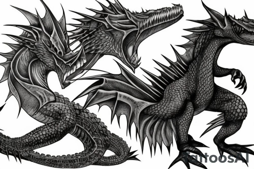 Rathalos tattoo idea