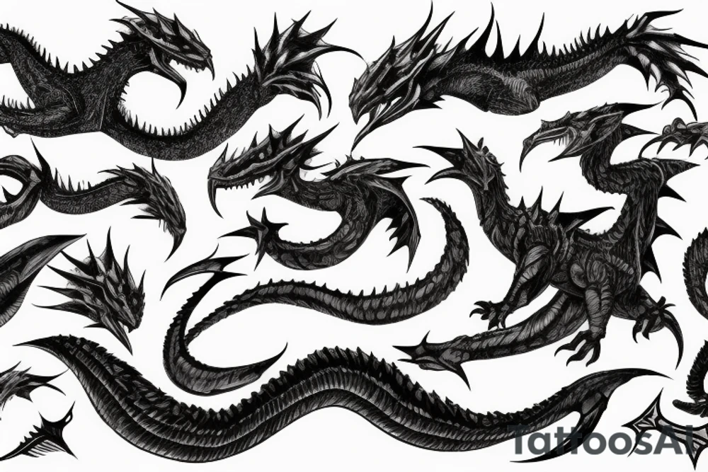 Rathalos tattoo idea