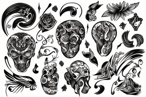 unalome tattoo idea