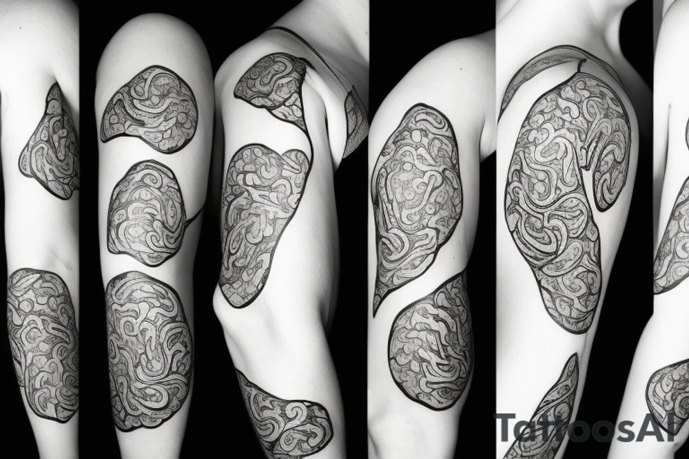 Ampersand minimalistic tattoo idea
