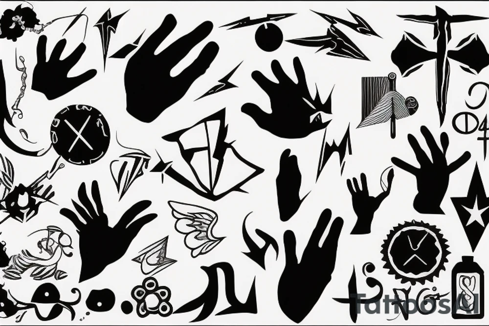 And sign minimalistic tattoo idea