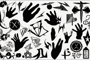 And sign minimalistic tattoo idea