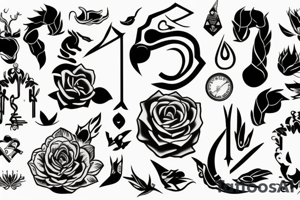 And sign minimalistic tattoo idea