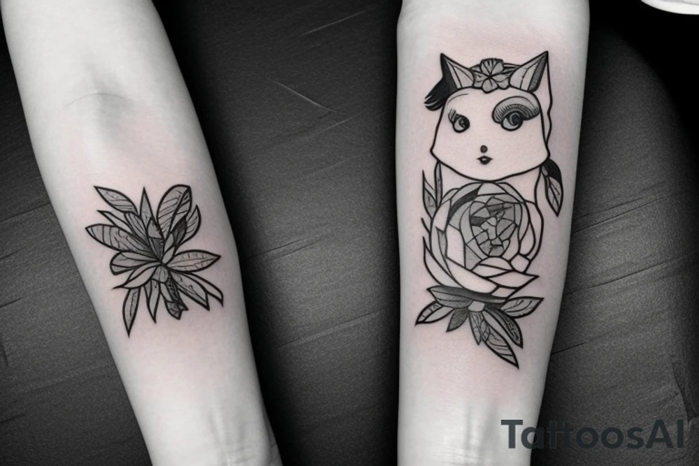 Kindness minimalistic tattoo idea
