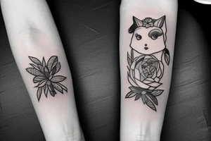 Kindness minimalistic tattoo idea