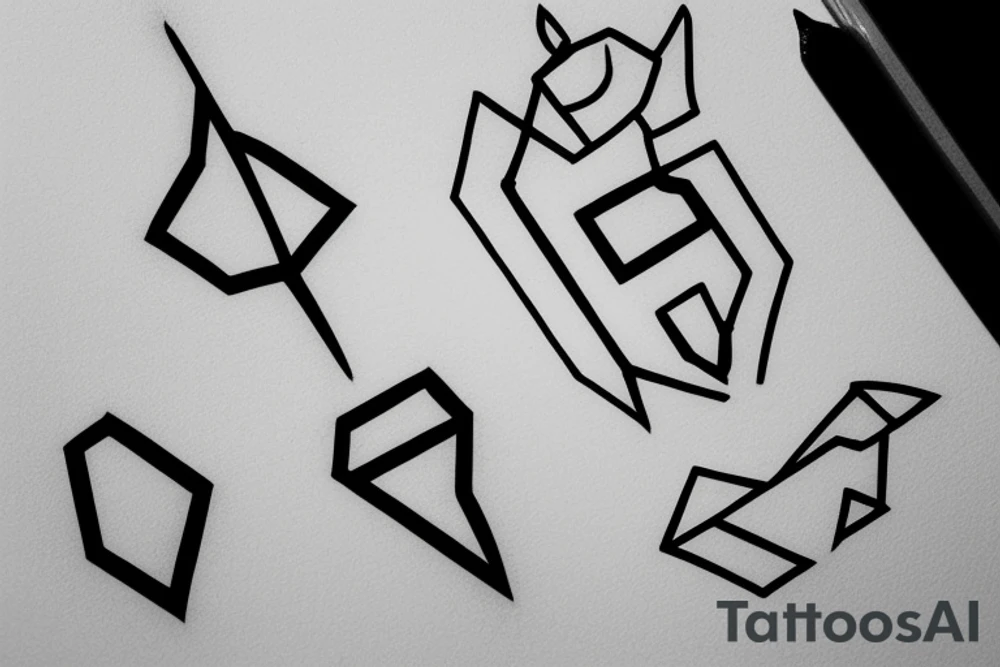 Be kind minimalistic tattoo idea