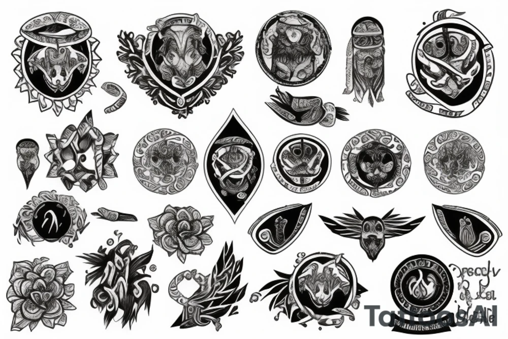 Sacred seal tattoo idea