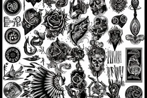 Alchemy esoteric tattoo idea