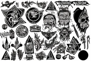 Wizard tattoo idea