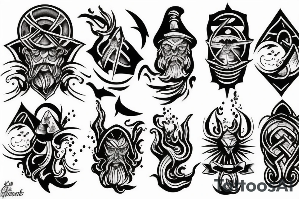 Wizard tattoo idea