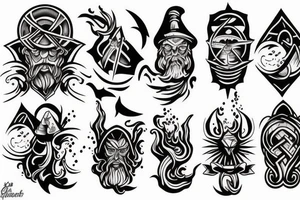 Wizard tattoo idea
