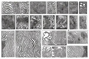 background of the cover of the unknown pleasures of joy divis tattoo idea