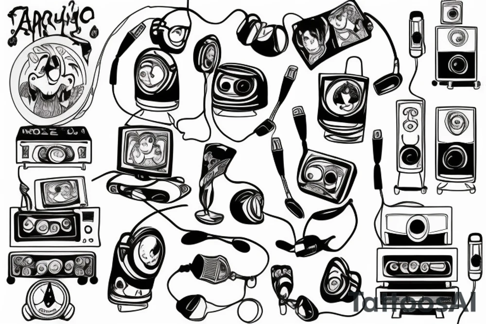 Audio tattoo idea