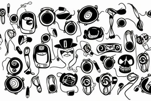 Audio tattoo idea