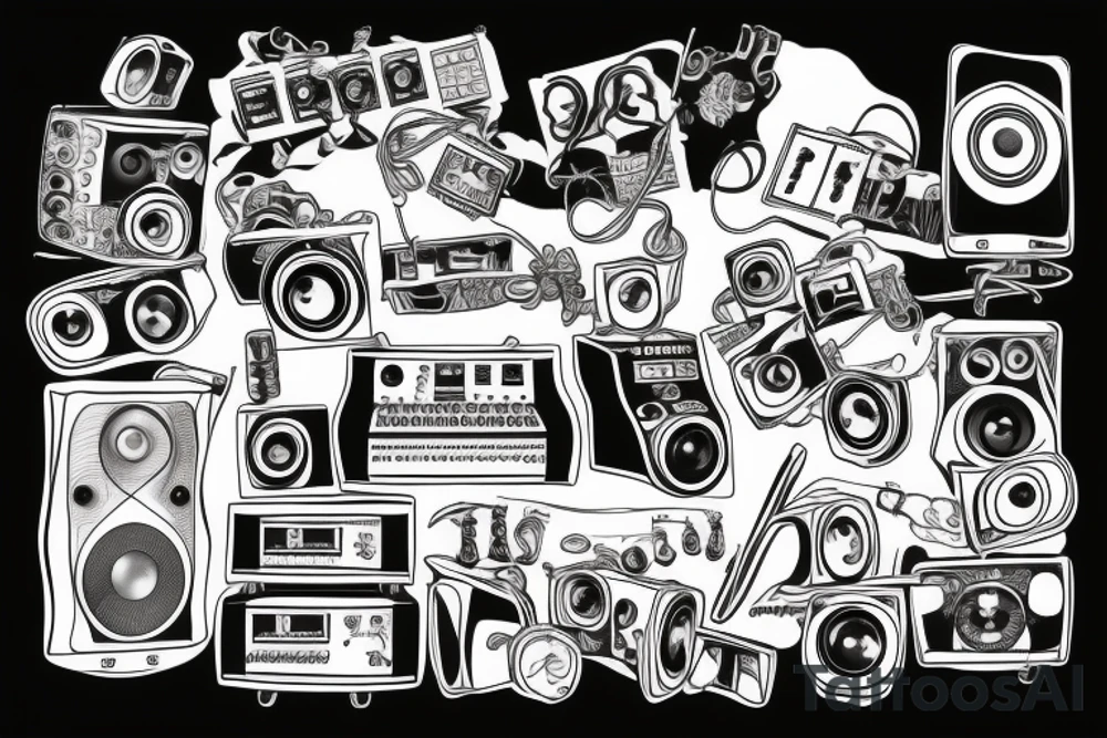 Sound engineer tattoo idea