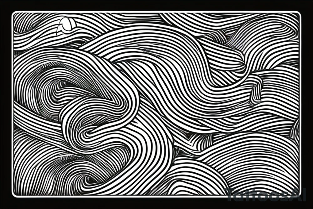Audio waveform tattoo idea