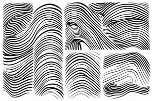 Sound waves tattoo idea