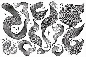 Sound waves tattoo idea
