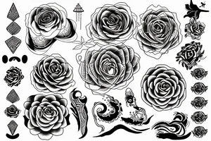 Low frequency contour tattoo idea