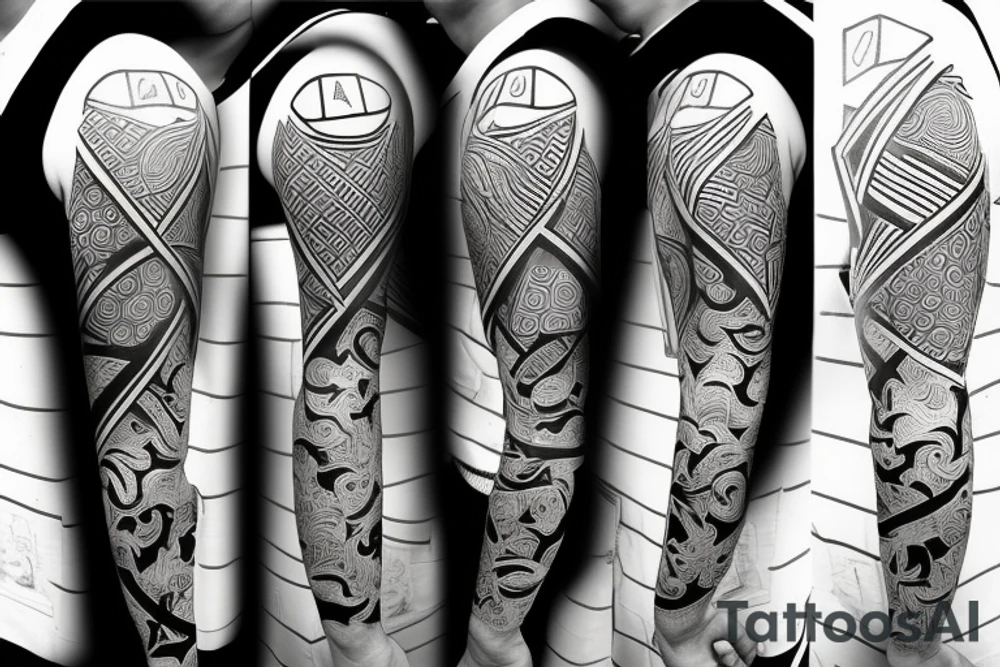 brazilian jiu jitsu and poker tattoo idea