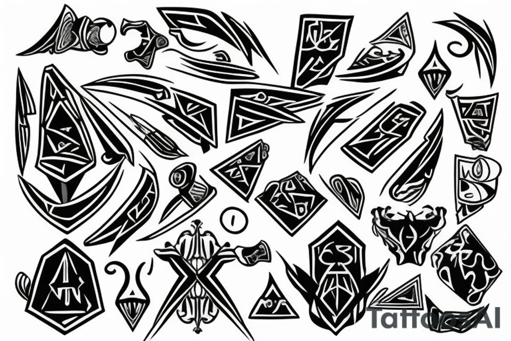 Ace of spade tattoo idea
