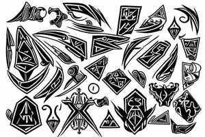 Ace of spade tattoo idea