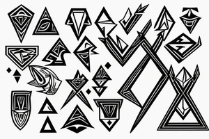 Ace of spade tattoo idea
