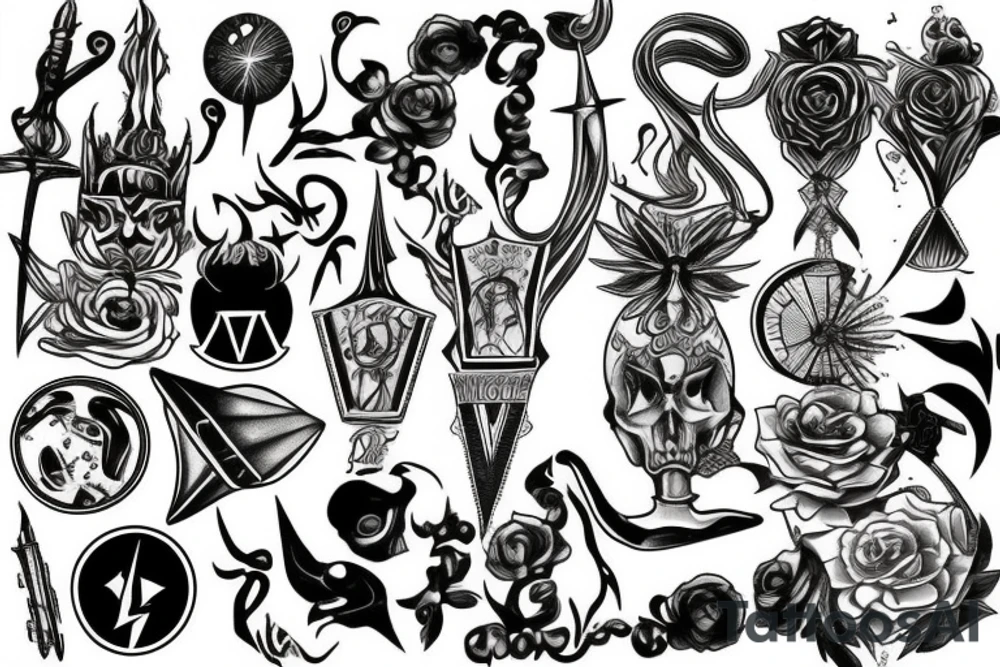 Ace of spade tattoo idea