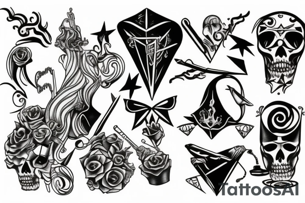 Ace of spade tattoo idea