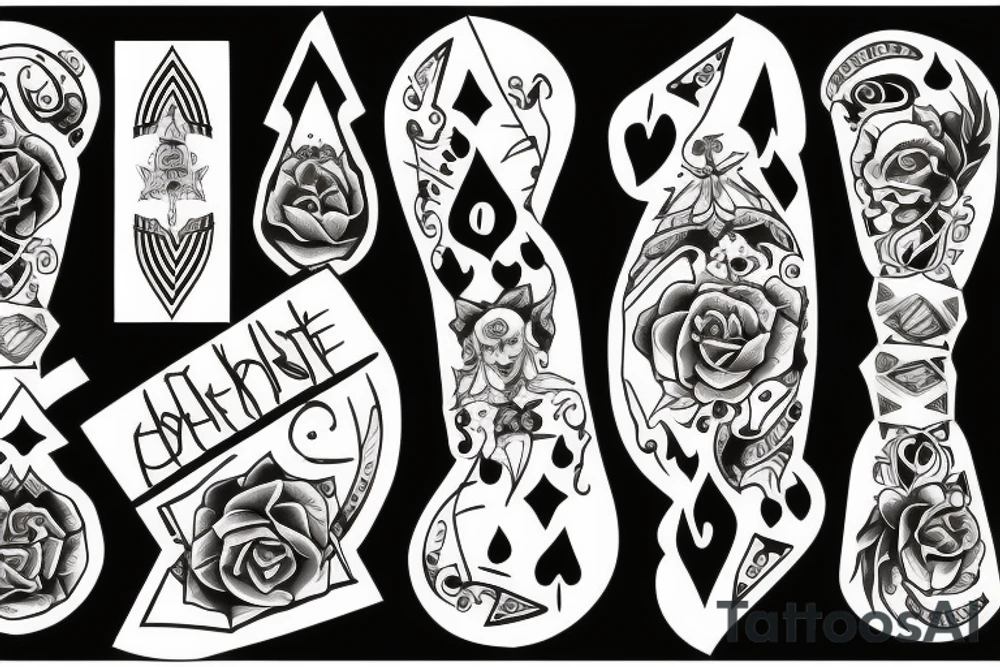 Ace of spade tattoo idea