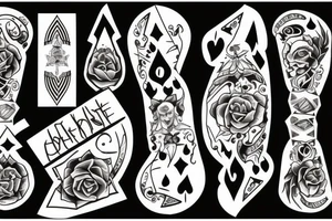 Ace of spade tattoo idea
