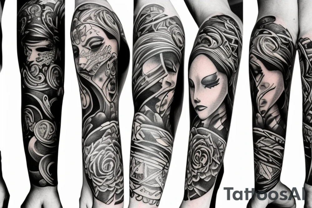 sleeve tattoo tattoo idea