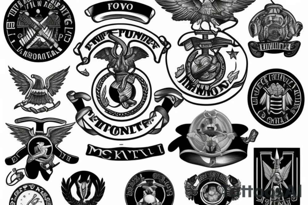 USMC logo tattoo idea