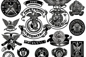 USMC logo tattoo idea