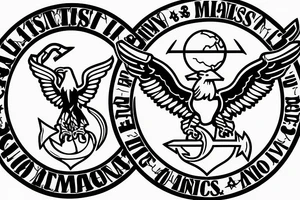 United States Marine Corps Eagle, Globe, and Anchor tattoo idea