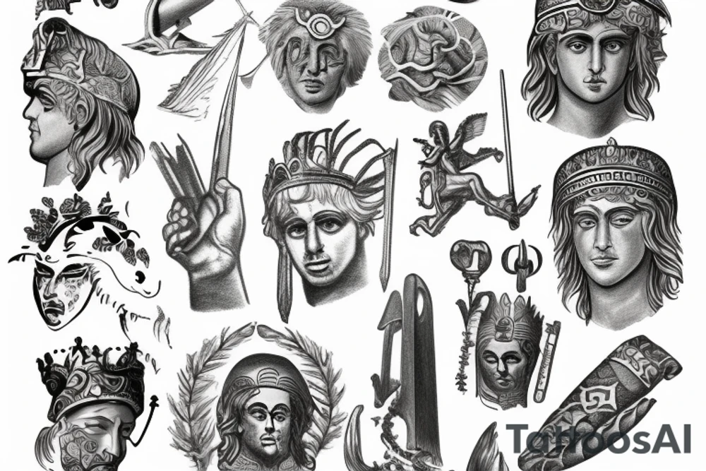 Alexander the Great tattoo idea