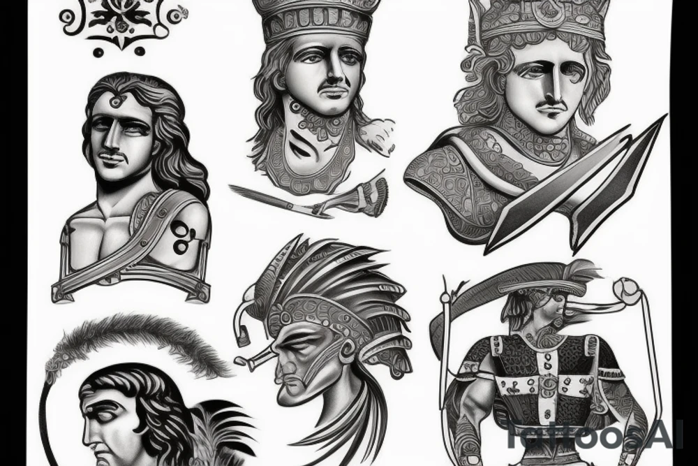 Alexander the Great tattoo idea