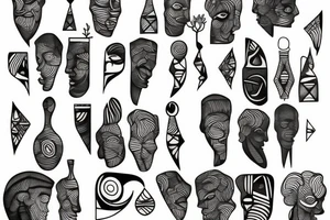 an african acacia tattoo idea