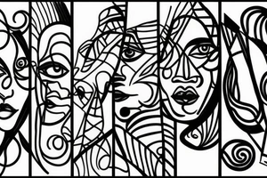 an african acacia tattoo idea