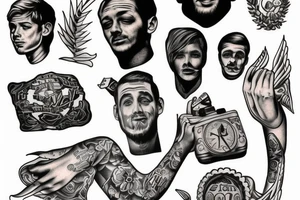 My three sons names Mateo, Nolan, Benjamin tattoo idea