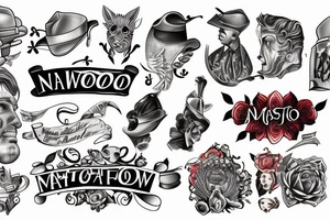 names Mateo, Nolan, Benjamin tattoo idea