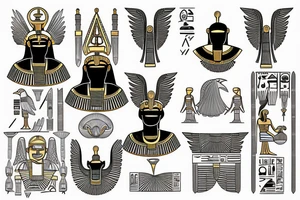 Egyptian Goddess maat tattoo idea
