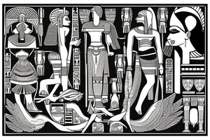 Egyptian Goddess maat tattoo idea
