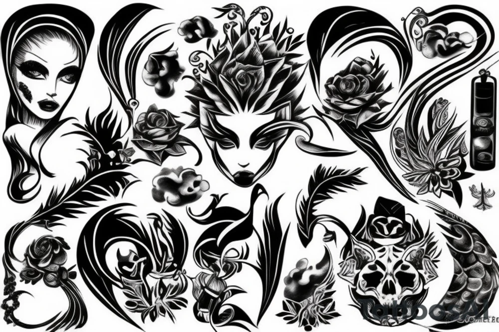 Black awareness tattoo idea