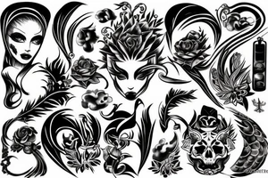 Black awareness tattoo idea