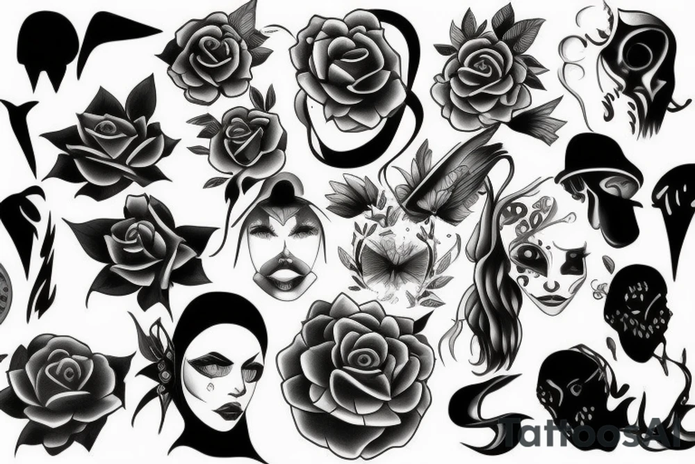 Black awareness tattoo idea